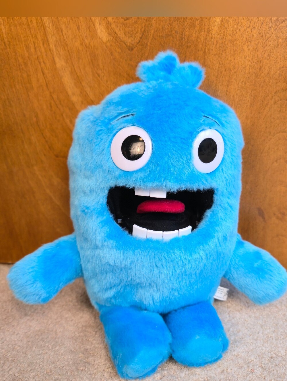 The Toothless Monster 13" Monte Meli Tooth Fairy Plush Blue -- SHIPS FAST